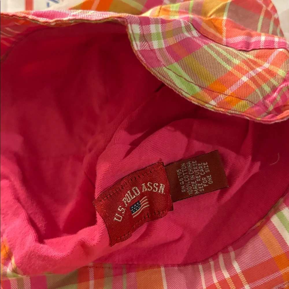 Set of 3 children’s hats U.S. Polo Assn. Kids Plaid and Gingham Hat Set included